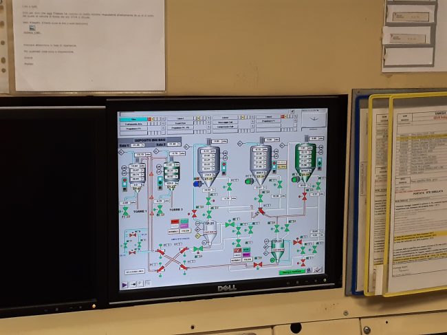 Progettazione schema di flusso nell'industria