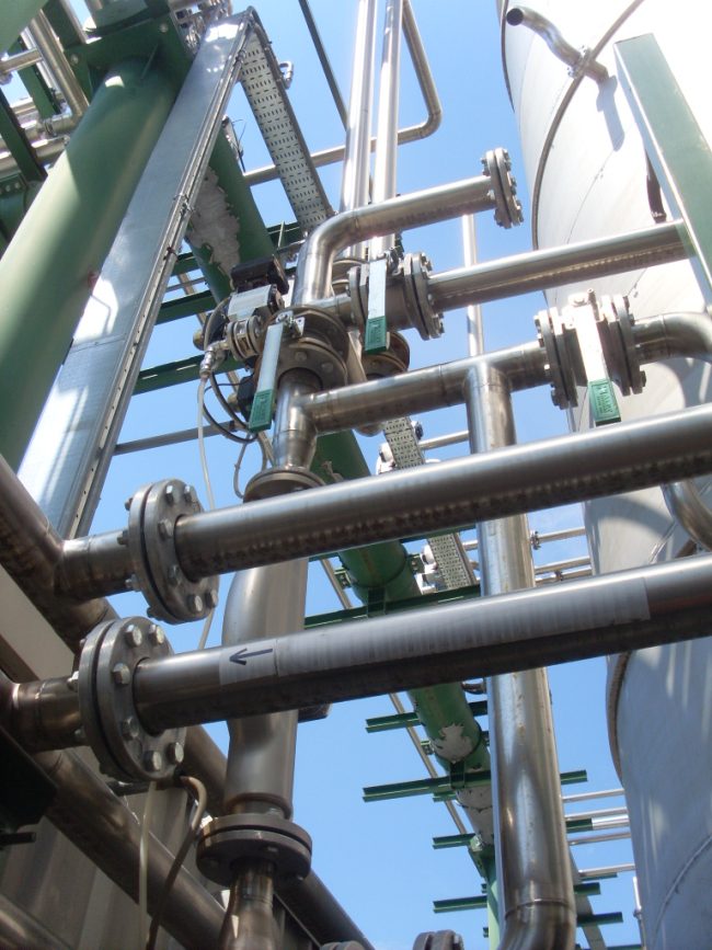 Progettazione impianti industria chimica