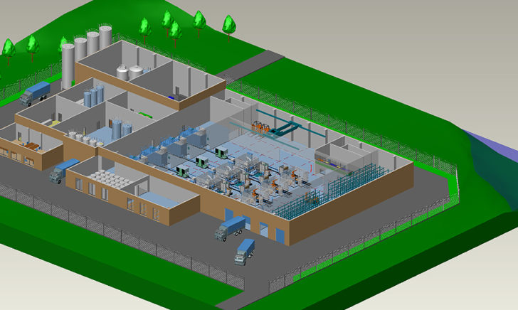 FMPDS4-01-Gebaude-Gelaende-1 Progettazione 3D impianti
