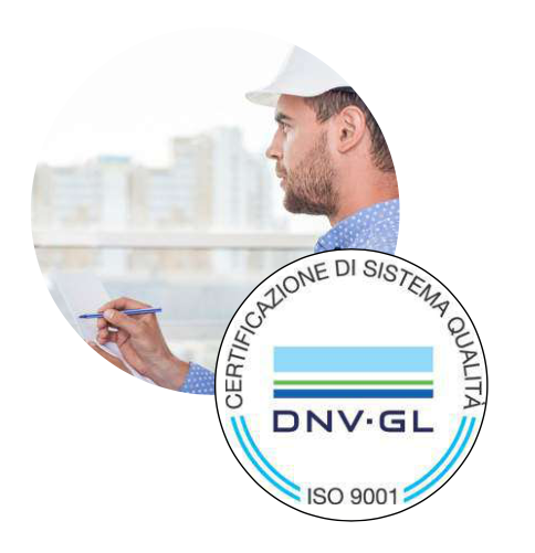 Studio di ingegneria con certificazione ISO 9001:2015