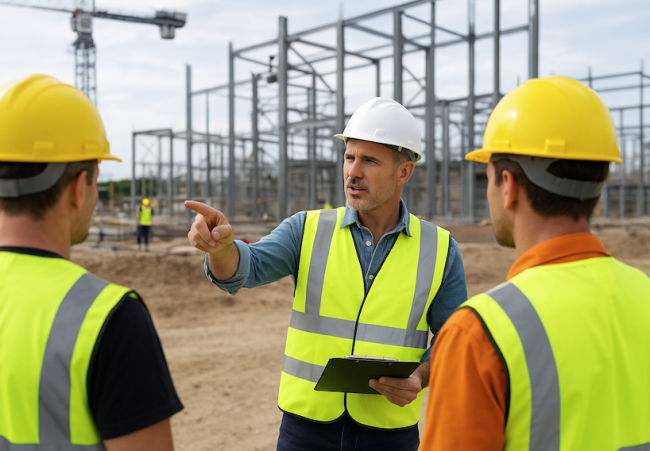 Direzione lavori realizzazione impianto produttivo