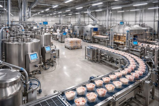 Progettazione impianti industriali produzione gelato