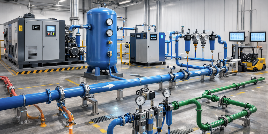 ariacompressa2 Progettazione di linee aria compressa