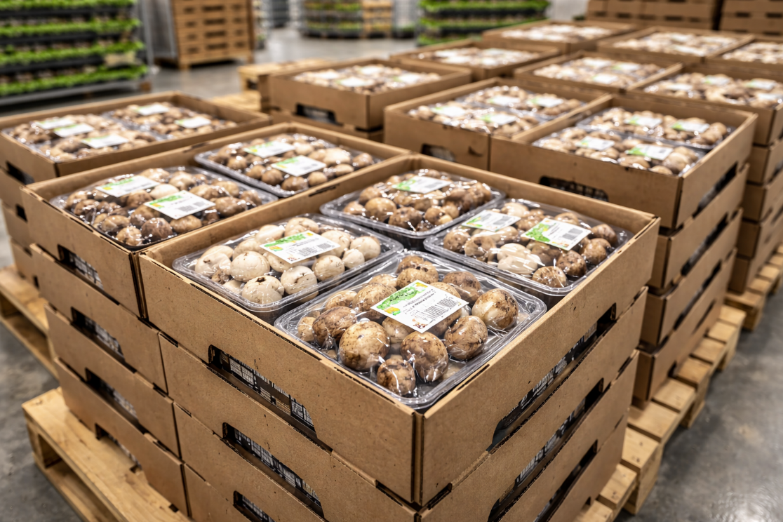 Progettazione impianti lavorazione funghi