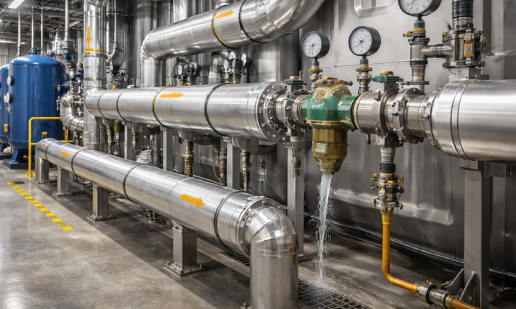 vapore2 Progettazione linee vapore industriali