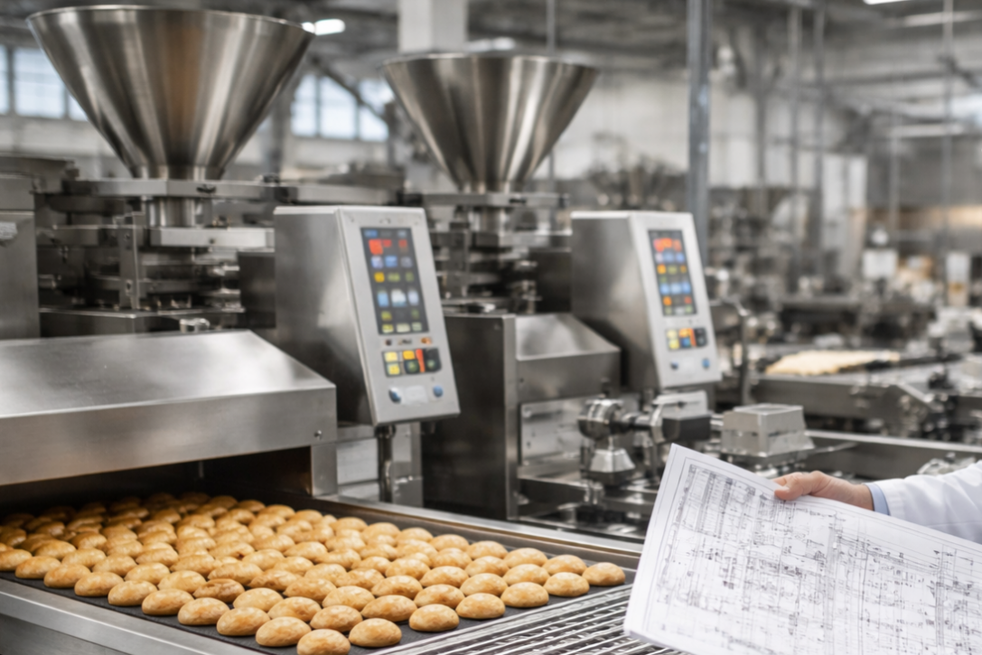 Progettazione impianti per prodotti da forno