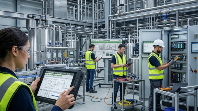 Commissioning impianti industriali